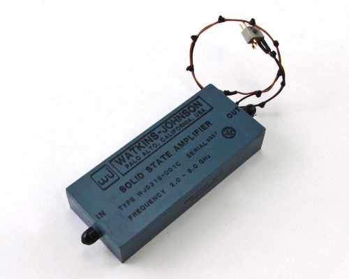 Watkins Johnson WJ5318-001C Solid State Amplifier 2-8 GHz
