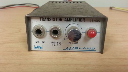Vintage Midland 13-602 Transiter Amplifier