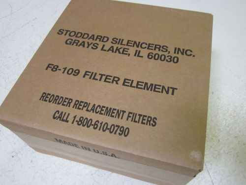 STODDARD SILENCERS INC. F8-109 FILTER *NEW IN A BOX*