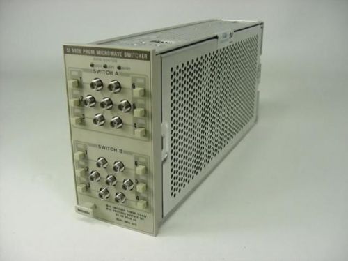 Tektronix SI-5020 Manual / Programmable RF Microwave Dual 6-way Switches Plug-in