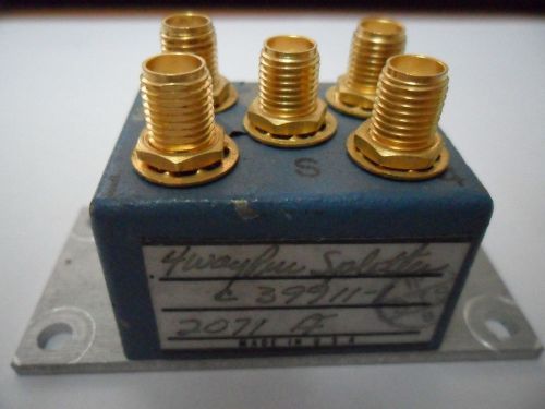 STS Coaxial Power Splitter 4 Way SMA 0.002 - 20 MHz C39911-1
