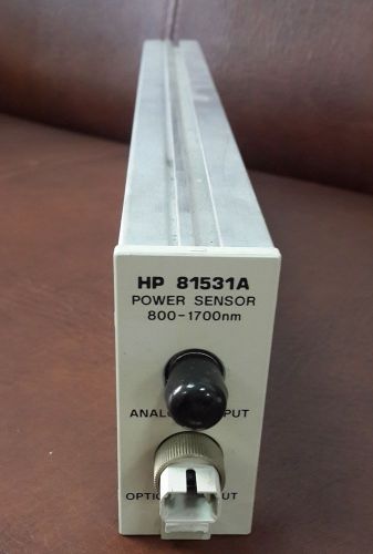 Hp/agilent 81531a power sensor module for 8153a (800-1700nm) for sale