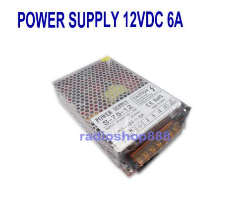 S-75-12 Super Stable Power supply unit 75W DC12V ( 10.5 - 13.8V )  6AMP