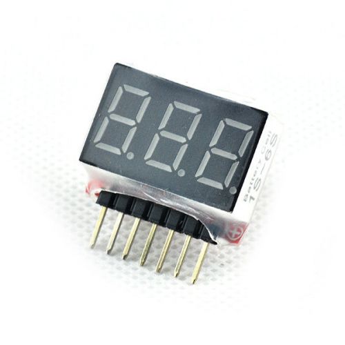 High precise 1s-6s led rc model li-po battery cell voltage meter checker tester for sale