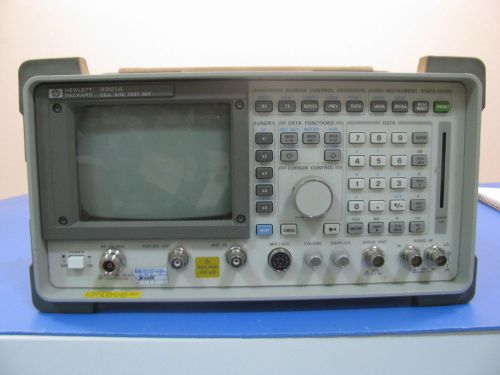Agilent 8921a cell site test set, includes antenna, and 85702a memory card for sale