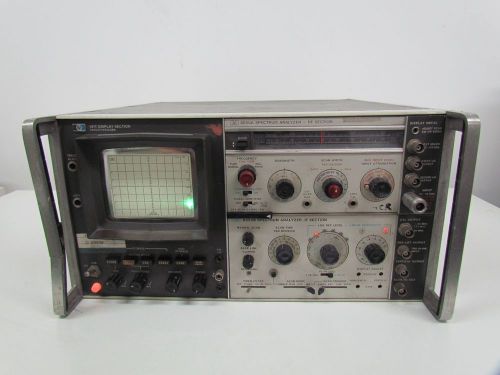 HP 141T Display Section &amp; 8555A Spectrum Analyzer-RF Sections
