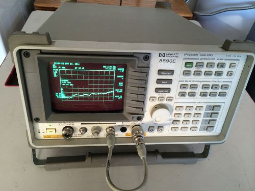 8593E HP AGILENT SPECTRUM ANALYZER 9 KHZ to 22 GHZ OPT.010