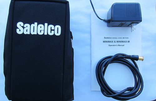 Sadelco MiniMax 800 Cable Signal Level Meter Tester 5 - 862 MHz Calibrated CATV