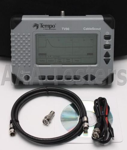 Tempo CableScout TV90 Coax CATV TDR Cable Tester TV-90