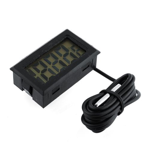 Black -50~+110°C Digital LCD Display Electrical Thermometer for Fridge