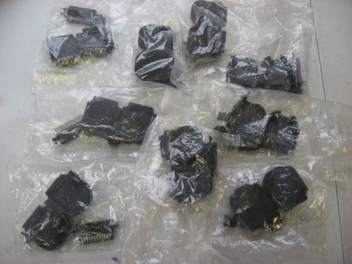 NEW* AMP 749809-9 DC 0824 D SUB CONNECTOR STANDARD 25 POS PLUG KIT **LOT OF 9**