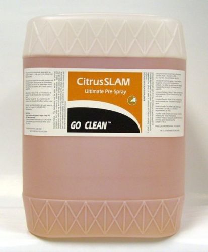 Go Clean Carpet Cleaning Chemical Citrus Slam 5 Gal Pail