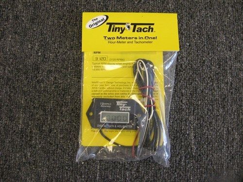 Tiny tach digital tachometer &amp; hour meter, tt2b for sale