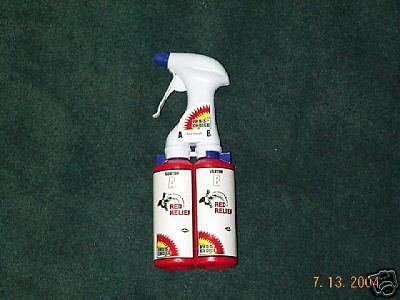 Carpet Cleaning-Red Relief Dual Chamber Bottles