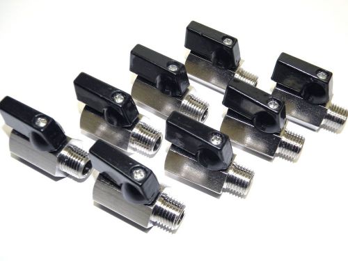 Carpet Cleaning  1/4&#034; Ball Shut-Off Valve (Set of 8) for wands hoses