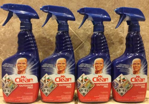 Mr. Clean Outdoor Pro Multi-Surface Cleaner - 4 pack - 22 FL OZ Each - Fast Ship