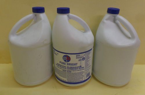 3 pack pure bright germicidal ultra bleach 1 gallon each for sale