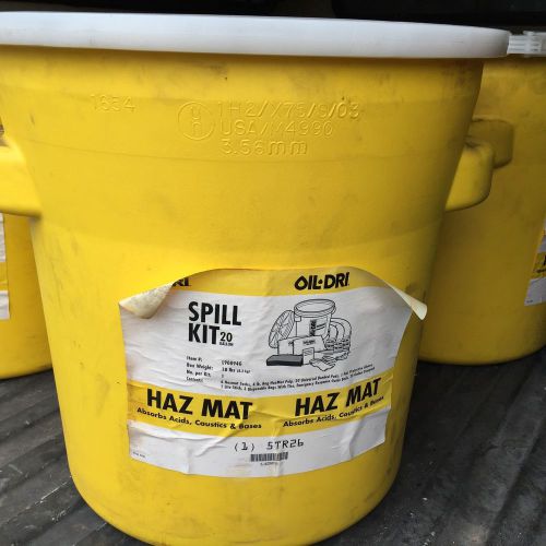 Oil-dri 20 gallon hazmat spill kit for sale