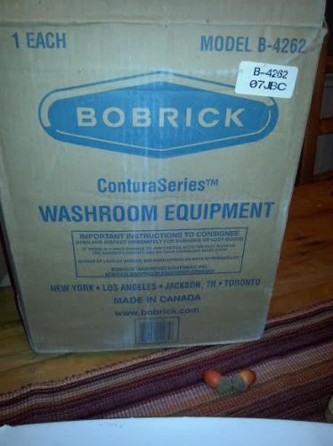 2 - Bobrick B-4262 Contura Series Surface-Mounted Paper Towel Dispenser, Satin