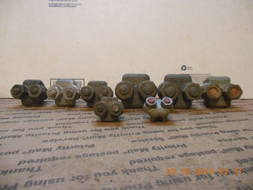 Crosby cable clamps(lot of 8)