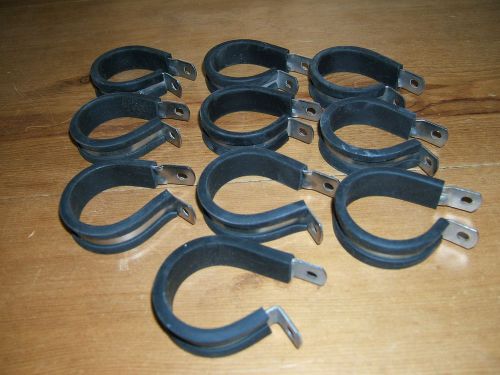 Loop type cushioned stainless steel clamp tk22  1-3/8&#034;&#034; (15 count) for sale