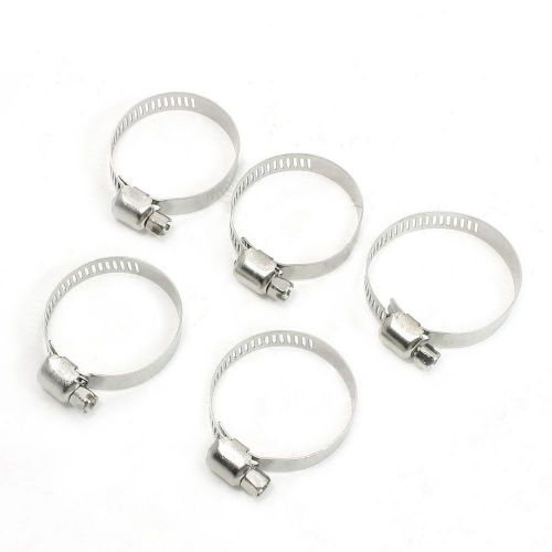 NEW 5 Pcs Bolt Release 3/4&#034; to 1 9/32&#034; Worm Drive Hose Clamps Pipe Hoop