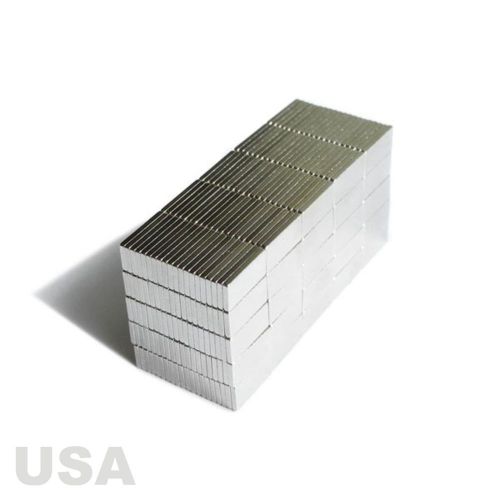 100pcs super strong block cuboid magnets 10 x 5 x 1 mm for sale