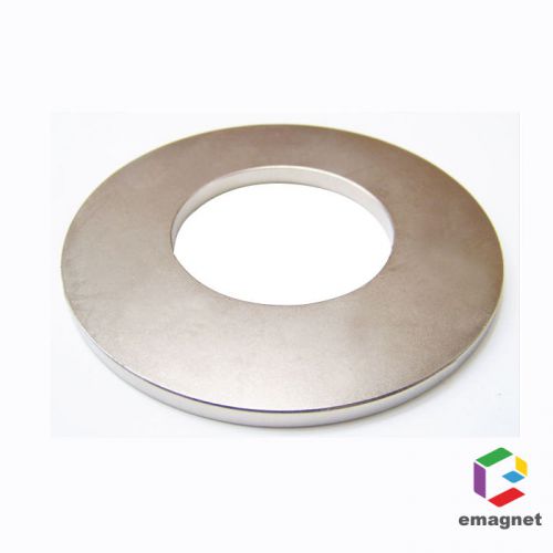1 Neodymium Magnets OD : 10cm x ID : 5cm x T : 0.5cm Ring N35