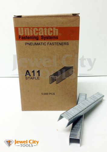 Unicatch 20 gauge 3/8&#034; long 7/16&#034; crown tacker staples  a11 - arrow  rapid t50 for sale