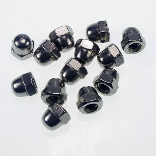 Qty4 metric m6 304 stainless steel hex head dome cap protection cover nuts for sale