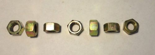 75 each 1/2&#034;-20 STEEL PLATED NUTS NEW