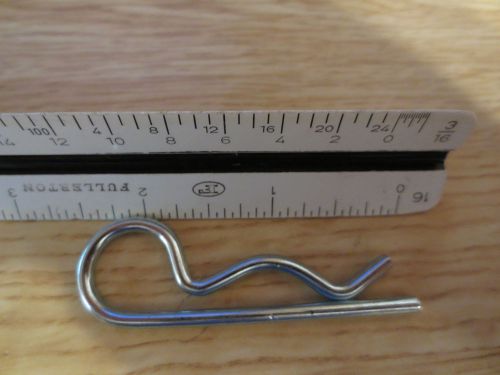 10 Hitch Pin Cotter Pin Hair Pin Zinc 5/8-7/8 pin dia. 2-1/2 long
