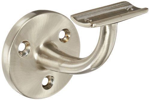 Rockwood 702.15 Brass Hand Rail Bracket with Fasteners for Wood Rail  2-13/16&#034; D