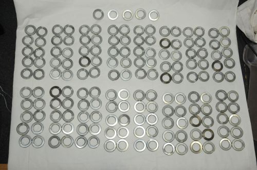 Zinc coated split lock washers 5/8 - from a steris project - quantity 165 for sale
