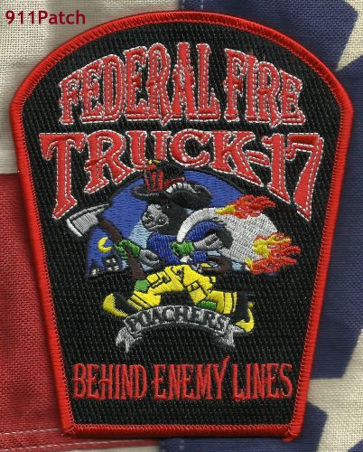 SAN DIEGO, CA Federal Fire Truck 17 POACHERS Behind Enemy Line FIREFIGHTER Patch