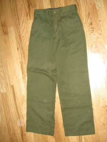 Rare 1988 USFS Womens 10 WILDLAND FIRE FIGHTER ARAMID / NOMEX JEANS PANTS 26x30