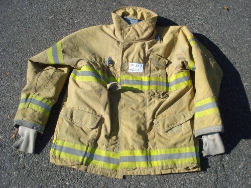 46x37 tall jacket coat firefighter bunker fire gear firegear inc. j353 for sale
