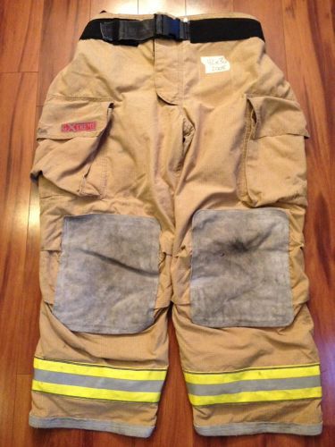 Firefighter pbi bunker/turn out gear globe g xtreme used 42w x 30l 2005 euc for sale