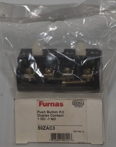 Furnas 50ZAC3 Push Button Duplex Contact Kit 1 NO - 1 NO Series A
