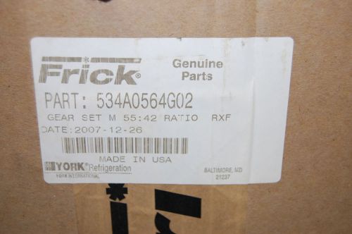 Frick NIB 534A0564G02 Gear Set 55:42 Ratio RXF 534C1080H02 and 534C1081H02 Gears