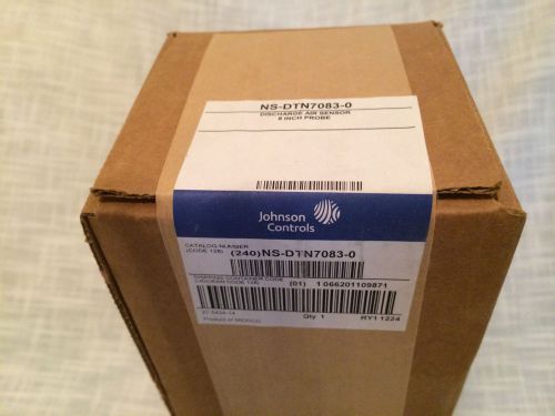 NEW UNOPENED JOHNSON CONTROLS 8&#034; NS-DTN7083-0 DISCHARGE AIR SENSOR