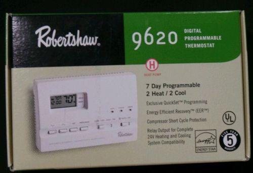 Robertshaw 9620 2H/2C  7 Day Programmable Digital Thermostat