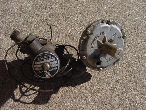 Minneapolis honeywell 2 wire 1/2 magnetic gas valve w/ coleman tr11d regulator for sale
