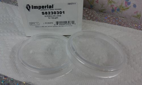 Imperial, manifold, guage, replacement lens, set of 2, part# s8230301 for sale