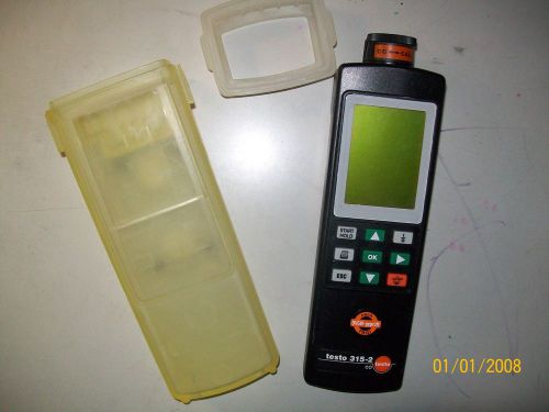 Testo 315-2 CO Warning Instrument used, with protective case