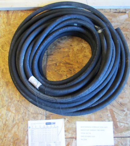 WEATHERHEAD HYDRAULIC HOSE H42512 100R2AT TWO WIRE 3/4&#034; 91 FEET 2250 PSI