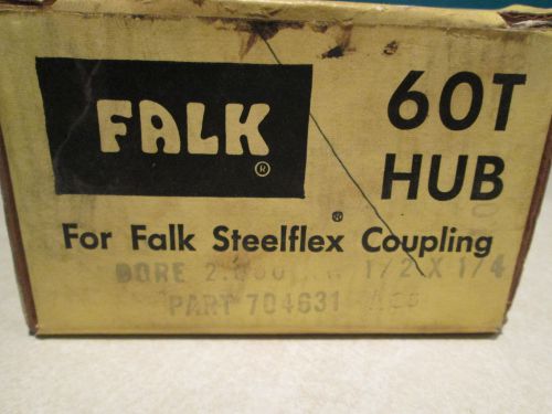 Falk 704631 60T Coupling Hub For Steelflex Coupling 2&#034; Bore  1/2&#034; x 1/4&#034; (NEW)