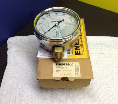 Enerpac gf-871p hydraulic gauge rc75 rr75 rc100 rr100 cl100 ton 0-10,000 psi new for sale