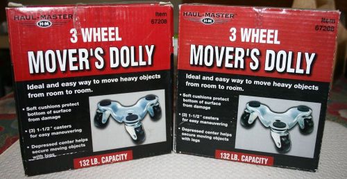(2) 3 Wheel Haul-Master  Mover&#039;s Dolly