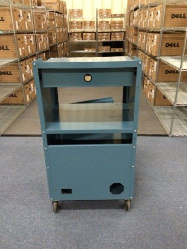 Industrial Computer Carts with Locking Compartment and Pullout Drawer - 2